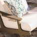 Modway Saratoga Outdoor Patio Teak Wood Armchair Living Room Furniture - Close-Up