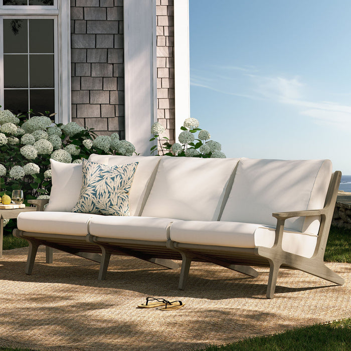 Saratoga Outdoor Patio Teak Sofa
