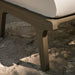Modway Saratoga Outdoor Patio Teak Ottoman Living Room Furniture - Close-Up
