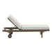 Modway Saratoga Outdoor Patio Teak Chaise Lounge Chair Living Room Furniture - Lifestyle View