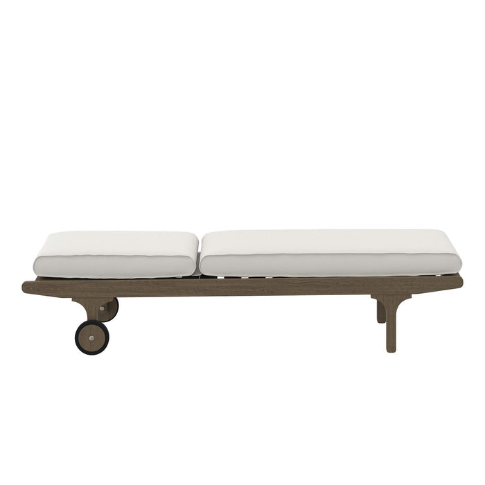 Modway Saratoga Outdoor Patio Teak Chaise Lounge Chair Living Room Furniture - Dimensions