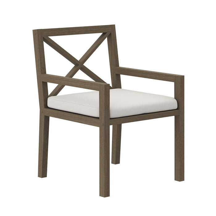 Northlake Outdoor Patio Teak Dining Armchair