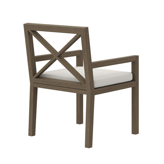Northlake Outdoor Patio Teak Dining Armchair