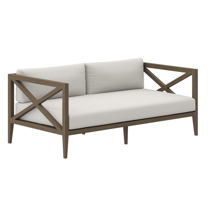 Northlake Outdoor Patio Teak Loveseat