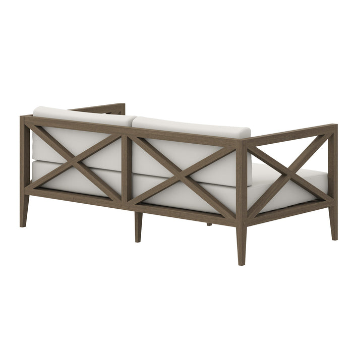 Northlake Outdoor Patio Teak Loveseat