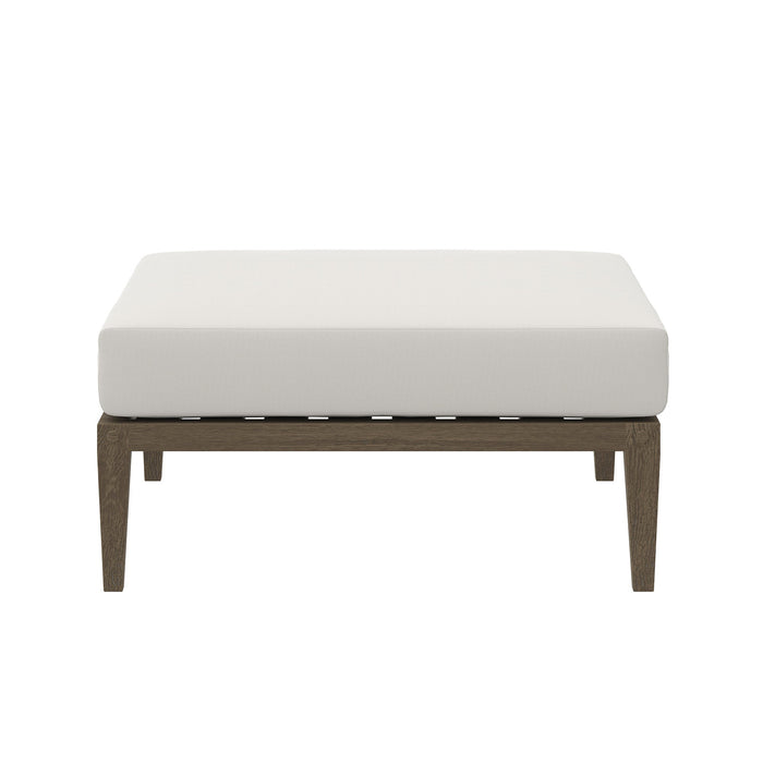 Northlake Outdoor Patio Teak Ottoman