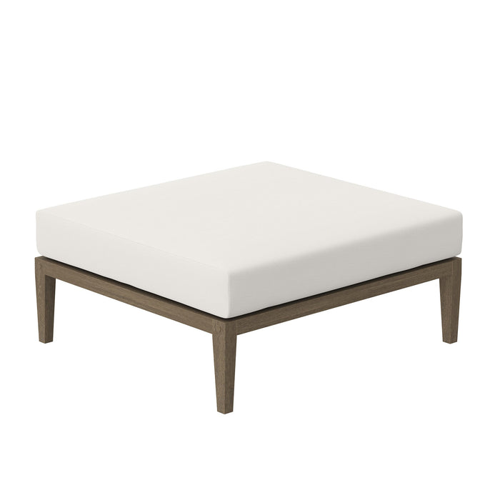 Northlake Outdoor Patio Teak Ottoman
