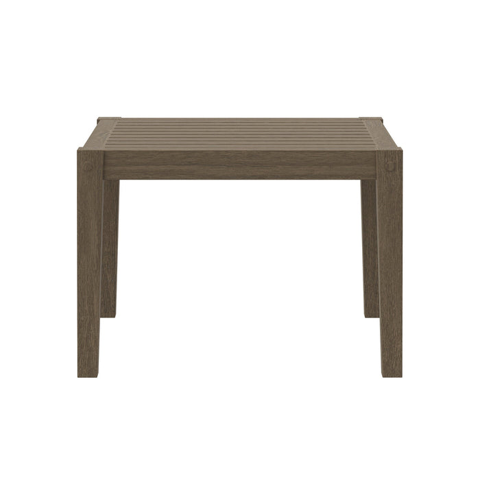Northlake Square Outdoor Patio Teak Side Table