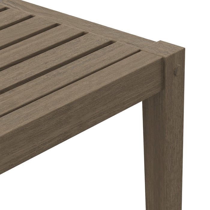 Northlake Square Outdoor Patio Teak Side Table