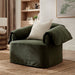 Lark Slipcovered Fabric Oversized Armchair Sage