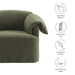Lark Slipcovered Fabric Oversized Armchair Sage