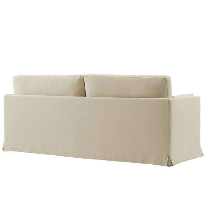 Wellfleet 85" Slipcovered Fabric Sofa Linen