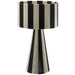 Modway Renae Handwoven Cotton Thread Striped Table Lamp Living Room Furniture - View 28
