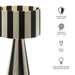 Modway Renae Handwoven Cotton Thread Striped Table Lamp Living Room Furniture - View 11