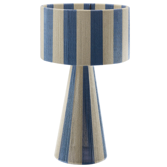 Modway Renae Handwoven Cotton Thread Striped Table Lamp Living Room Furniture - View 29