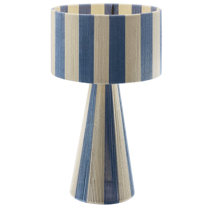 Modway Renae Handwoven Cotton Thread Striped Table Lamp Living Room Furniture - View 24