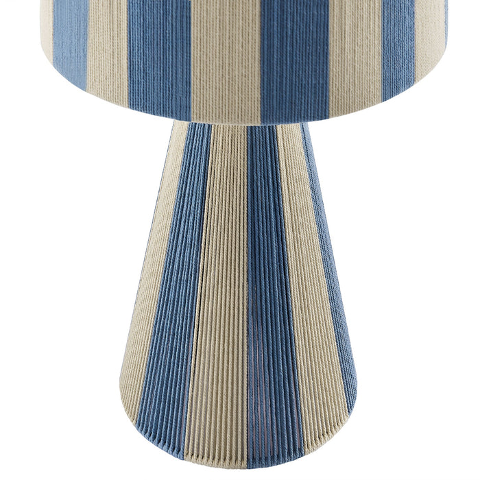 Modway Renae Handwoven Cotton Thread Striped Table Lamp Living Room Furniture - View 25