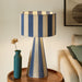 Modway Renae Handwoven Cotton Thread Striped Table Lamp Living Room Furniture - View 22