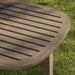 Modway Saratoga Square Outdoor Patio Teak Wood Side Table Living Room Furniture - Close-Up