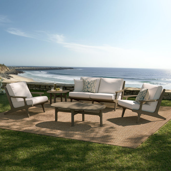 Modway Saratoga 5-Piece Outdoor Patio Teak Wood Furniture Set - Features