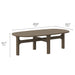 Modway Saratoga 5-Piece Outdoor Patio Teak Wood Furniture Set - Lifestyle View