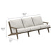 Modway Saratoga 4-Piece Outdoor Patio Teak Wood Furniture Set - Dimensions