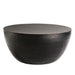Modway Mella 32 Inch Metal Hammered Coffee Table Living Room Furniture in Black