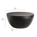Modway Mella 32 Inch Metal Hammered Coffee Table Living Room Furniture in Black - Detail View