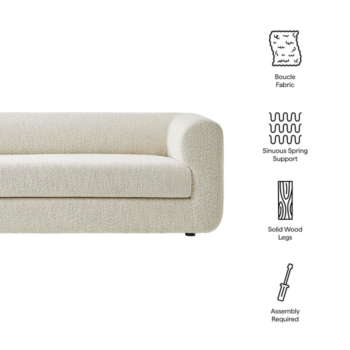 Leif 89" Boucle Upholstered Sofa