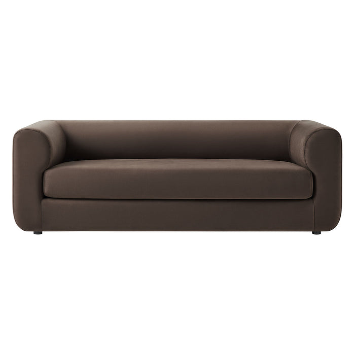 Leif 89" Performance Velvet Upholstered Sofa