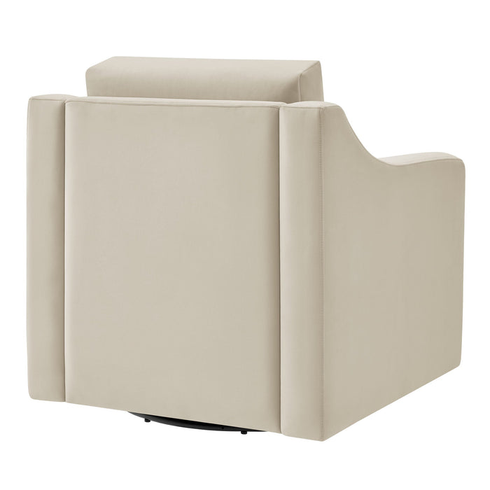Liora Performance Velvet Armchair