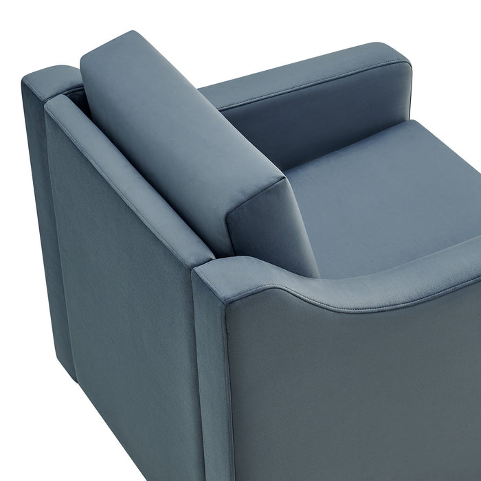 Liora Performance Velvet Armchair