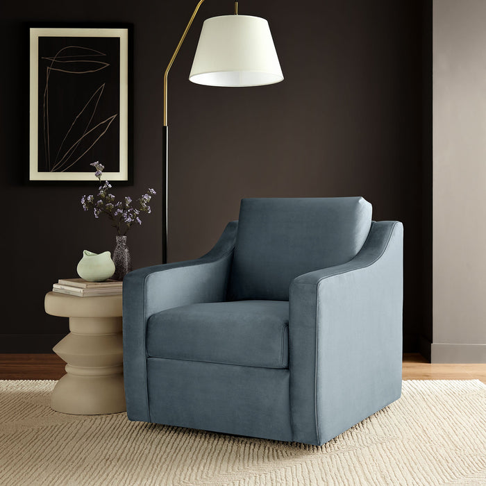 Liora Performance Velvet Armchair