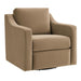 Modway Furniture Liora Performance Velvet Swivel Armchair – Modern Elegance, Ultimate Comfort, No Assembly Needed! Brown Performance Velvet Eei-7282-tau