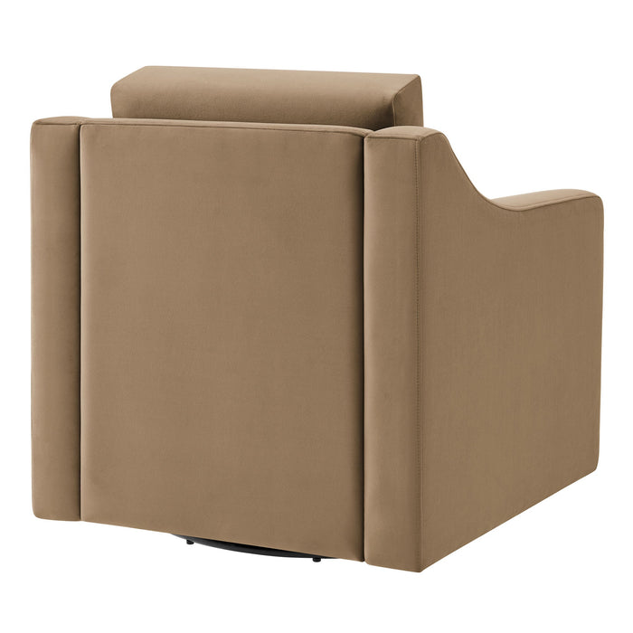 Liora Performance Velvet Armchair