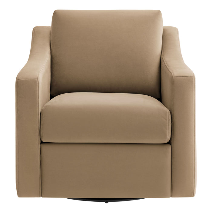 Liora Performance Velvet Armchair
