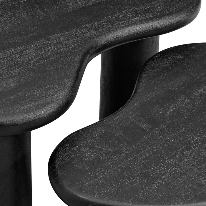 Hackney Mango Wood Nesting Coffee Table Set