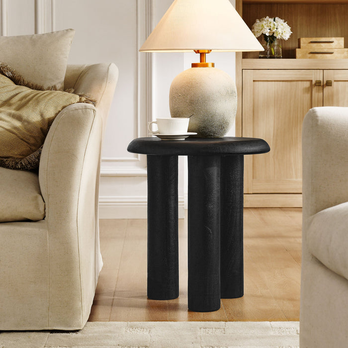 Modway Mavina Mango Wood Side Table Living Room Furniture - Features