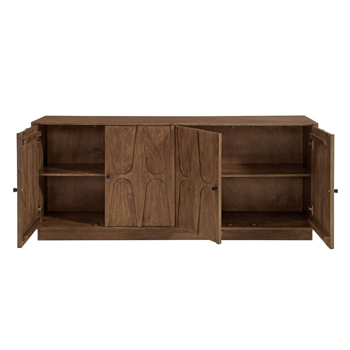 Veda 72" Mango Wood Sideboard Cabinet
