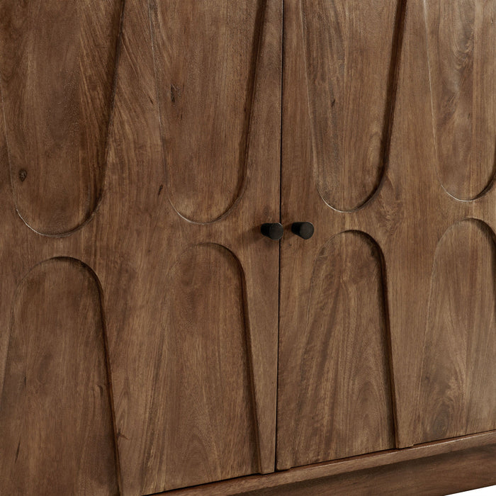 Veda 72" Mango Wood Sideboard Cabinet