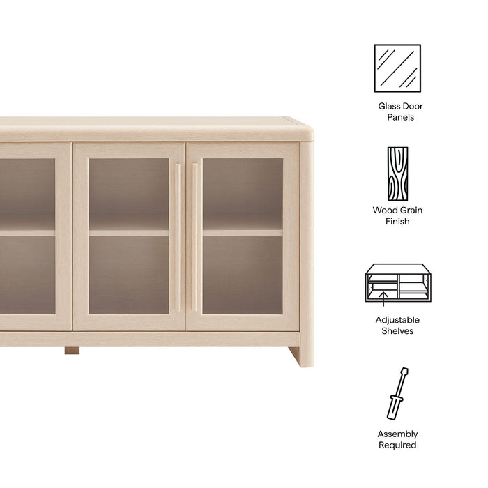 Evren 4-Door Sideboard Storage Display Cabinet