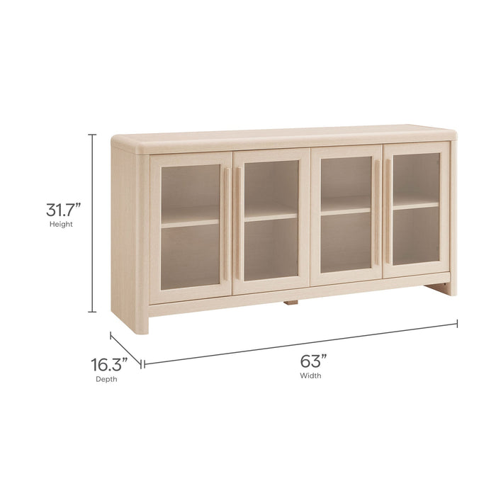 Evren 4-Door Sideboard Storage Display Cabinet