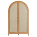 Modway Calista 79" Tall Wide Rattan Arched Storage Cabinet - Product Image 6