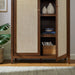 Modway Calista 79" Tall Wide Rattan Arched Storage Cabinet - Product Image 12