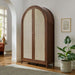 Modway Calista 79" Tall Wide Rattan Arched Storage Cabinet - Product Image 9