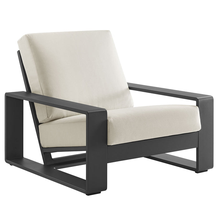 Lirienne Outdoor Patio Aluminum Armchair