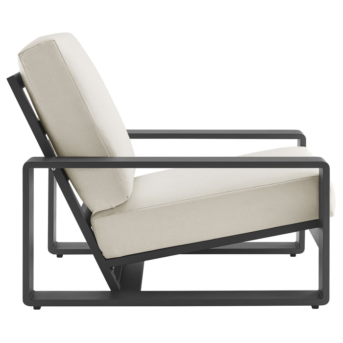 Lirienne Outdoor Patio Aluminum Armchair