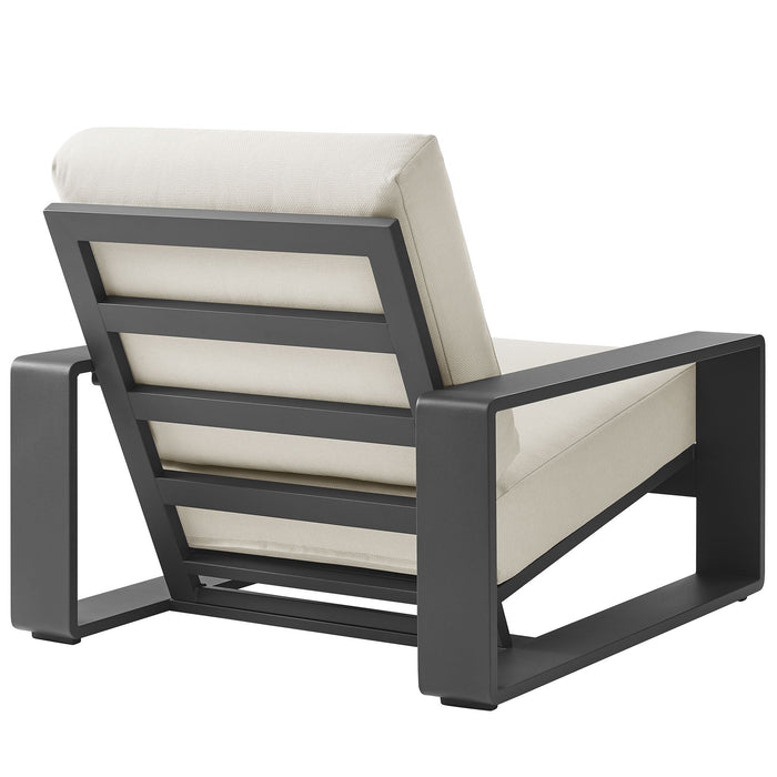 Lirienne Outdoor Patio Aluminum Armchair