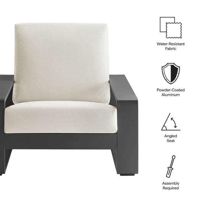 Lirienne Outdoor Patio Aluminum Armchair