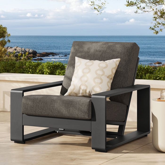 Lirienne Outdoor Patio Aluminum Armchair